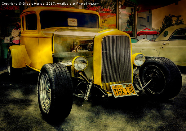 1932 Ford: A Classic Speed Demon Picture Board by Gilbert Hurree