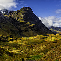 Buy canvas prints of Emotive Echoes of Glencoe's Triumphant Trio by Gilbert Hurree