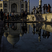Buy canvas prints of The Taj Mahal: Reflections of Eternal Love by Gilbert Hurree