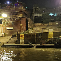 Buy canvas prints of 'Varanasi's Spiritual Awakening on the Ganges' by Gilbert Hurree