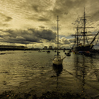 Buy canvas prints of Portsmouth Harbour's Nautical Legacy by Gilbert Hurree