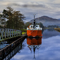 Buy canvas prints of Transversing Scotland's Caledonian Waterway by Gilbert Hurree