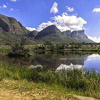 Buy canvas prints of Tranquil Waters of Entabeni Reserve by Gilbert Hurree