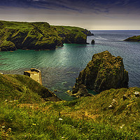 Buy canvas prints of Unveiling Cornwall's Hidden Gem, Mullion Cove by Gilbert Hurree