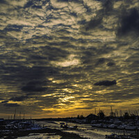 Buy canvas prints of Dawn Awakening Over Canvey Island by Gilbert Hurree