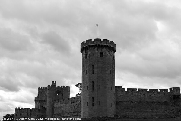 Majestic Tudor Castle Tower Picture Board by Adam Clare