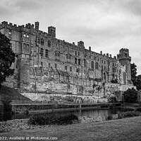 Buy canvas prints of Majestic Warwick Castle at Dusk by Adam Clare