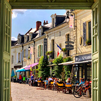 Buy canvas prints of Lunchtime in France  by Laura Simons