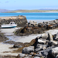 Buy canvas prints of harbour Outer Hebrides by Chris Mobberley