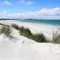 Buy canvas prints of White Sands of Clachan beach by Chris Mobberley