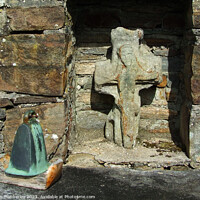 Buy canvas prints of Lochaber burial ground's stolen bell by Chris Mobberley