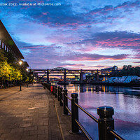 Buy canvas prints of Good morning Newcastle - city ​​of bridges #1 by Artur Rejdak