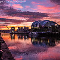 Buy canvas prints of Good morning Newcastle - city ​​of bridges #4 by Artur Rejdak