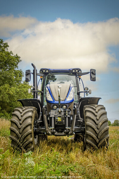 New Holland Tractor Picture Board by Chris Gurton