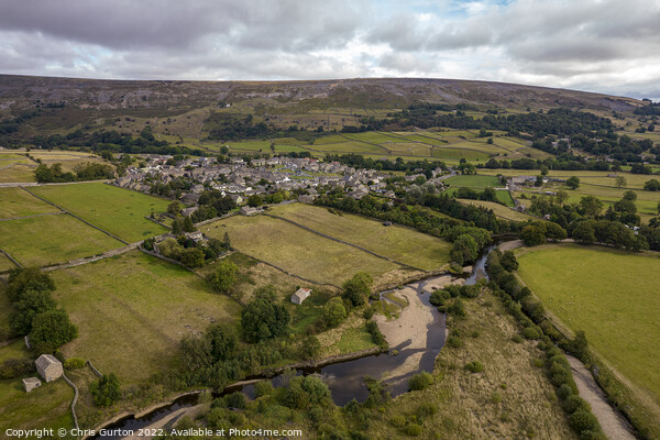 Reeth in Swaledale Picture Board by Chris Gurton