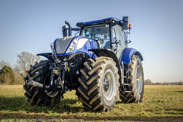 New Holland T7.270 Tractor Picture Board by Chris Gurton