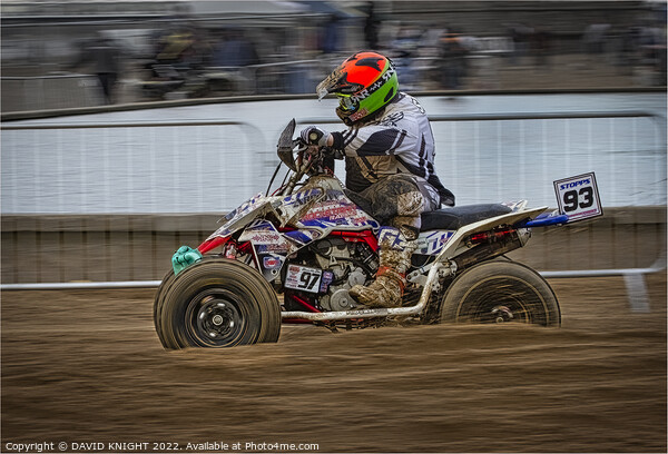  Quad racing Picture Board by DAVID KNIGHT