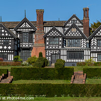 Buy canvas prints of Bramhall Hall - Tudor Manor House by John Kiss