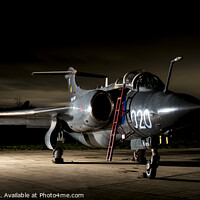 Buy canvas prints of Hawker Siddeley Buccaneer at Night by Dave Layland