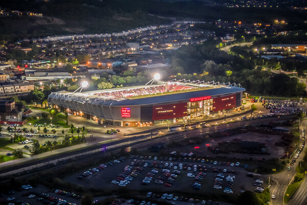 The New York Stadium Picture Board by Apollo Aerial Photography