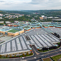 Buy canvas prints of Meadowhall From The Air by Apollo Aerial Photography
