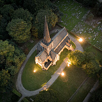 Buy canvas prints of Wentworth Church by Apollo Aerial Photography