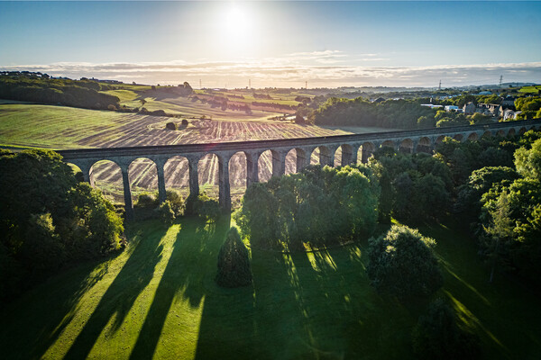 Penistone Viaduct Picture Board by Apollo Aerial Photography