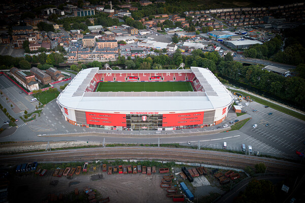 The New York Stadium Picture Board by Apollo Aerial Photography