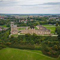 Buy canvas prints of Bolsover Castle From The Air by Apollo Aerial Photography