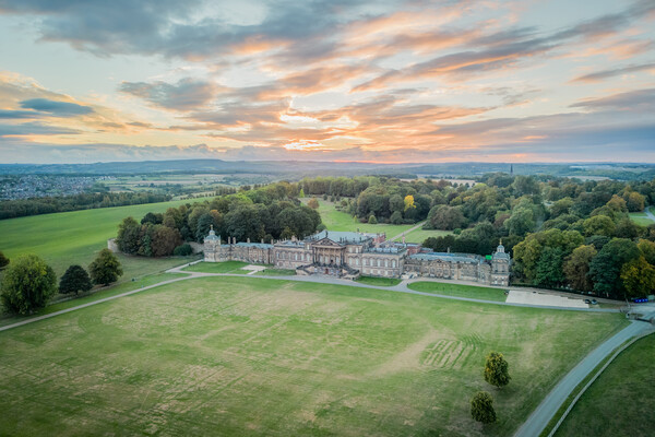 Wentworth Woodhouse From The Air Picture Board by Apollo Aerial Photography