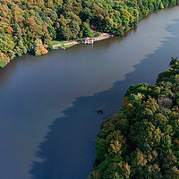 Buy canvas prints of Newmillerdam From The Air  by Apollo Aerial Photography