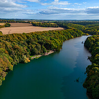 Buy canvas prints of Newmillerdam From The Air by Apollo Aerial Photography