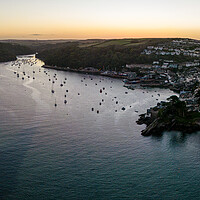 Buy canvas prints of Fowey and Polruan From The Air by Apollo Aerial Photography