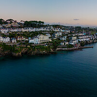 Buy canvas prints of Fowey Cornwall From The Air by Apollo Aerial Photography