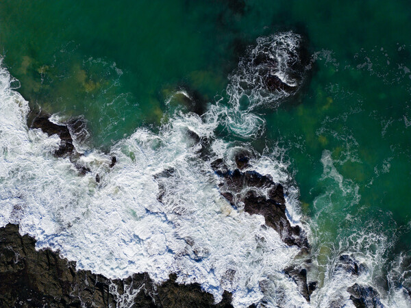 Turquoise Waters Picture Board by Apollo Aerial Photography
