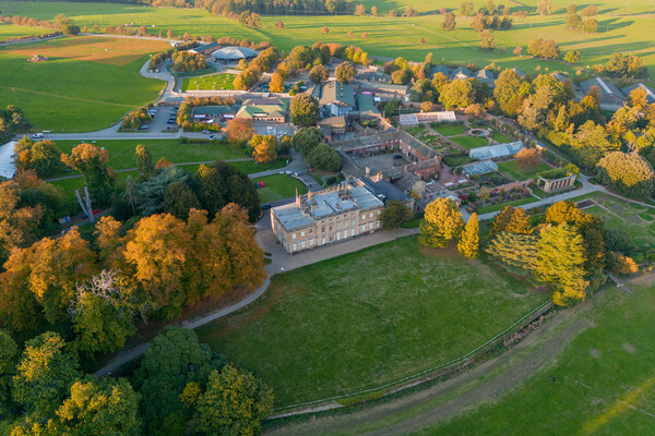 Cannon Hall From The Air Picture Board by Apollo Aerial Photography