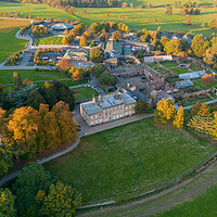 Buy canvas prints of Cannon Hall From The Air by Apollo Aerial Photography