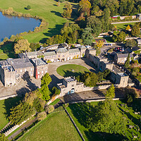 Buy canvas prints of Ripley Castle by Apollo Aerial Photography