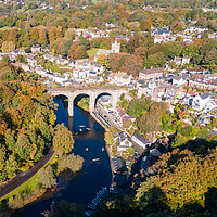 Buy canvas prints of Knaresborough From The Air by Apollo Aerial Photography