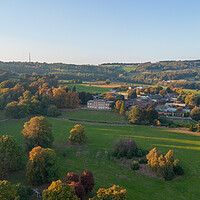 Buy canvas prints of Cannon Hall and Grounds From The Air by Apollo Aerial Photography