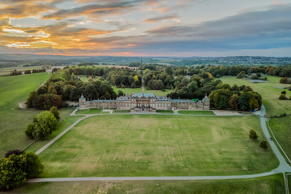 Wentworth Woodhouse Picture Board by Apollo Aerial Photography