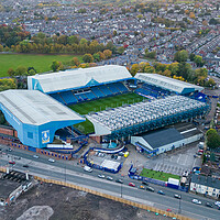 Buy canvas prints of Hillsborough Football Stadium by Apollo Aerial Photography