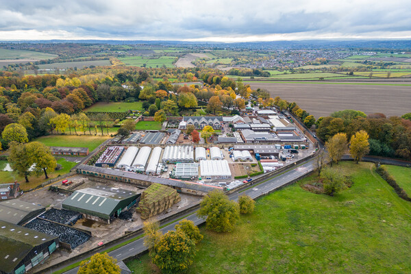 Wentworth Garden Centre Picture Board by Apollo Aerial Photography