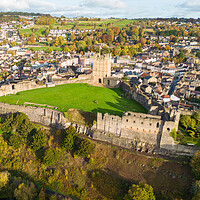 Buy canvas prints of Richmond Castle by Apollo Aerial Photography