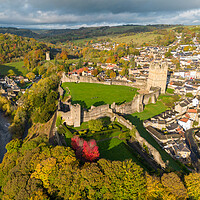 Buy canvas prints of Richmond Castle  by Apollo Aerial Photography