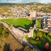 Buy canvas prints of Richmond Castle by Apollo Aerial Photography
