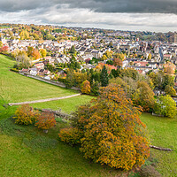 Buy canvas prints of The Culloden Tower and Richmond by Apollo Aerial Photography