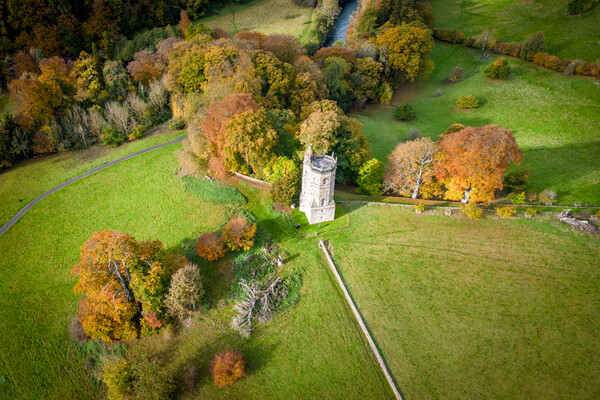 Richmond Folly From The Air Picture Board by Apollo Aerial Photography