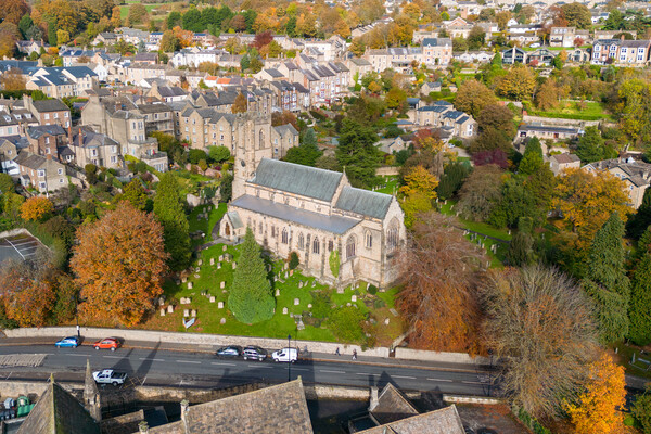 St Mary's church, Richmond Picture Board by Apollo Aerial Photography