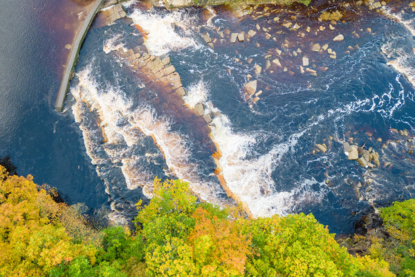 Richmond Falls From Above Picture Board by Apollo Aerial Photography
